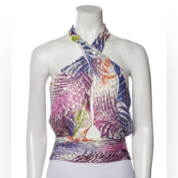 Ramy Brook Tops - Ramy Brook Multicolor Halter Top